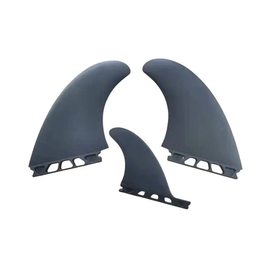 Twin Fin Set mit Center Finne für Futures Black