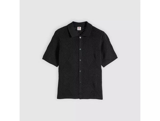 Levis Camp Shirt Sweater Black