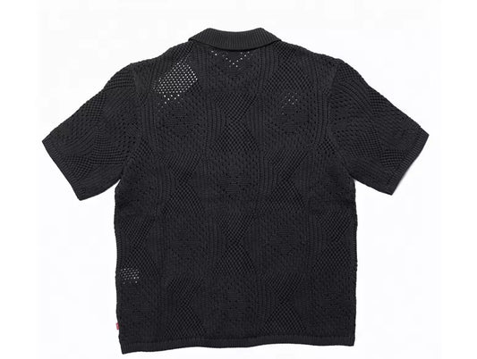 Levis Camp Shirt Sweater Black