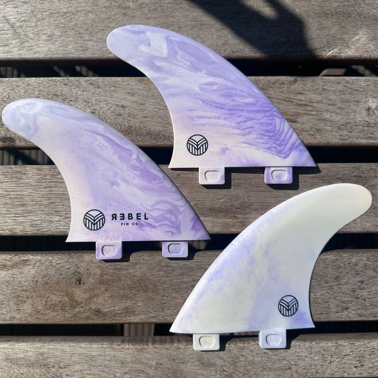 Rebel Thruster Glasfaser Marble FCS 1 Finnen