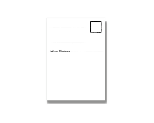 Studio Trev Time Of Fries Postcard