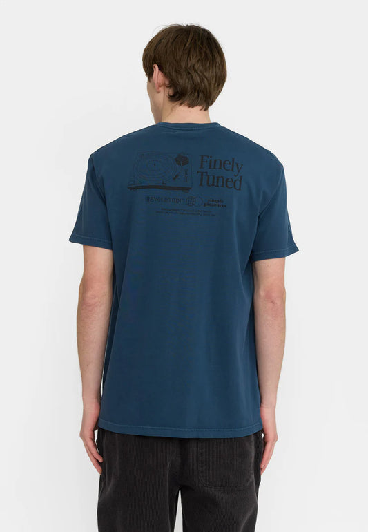 T-shirt Revolution Estampada Azul