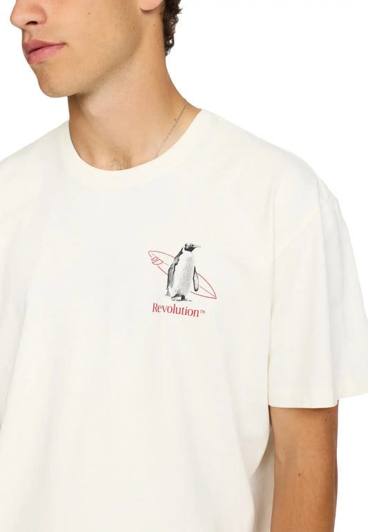 Revolution Printed T-Shirt Offwhite