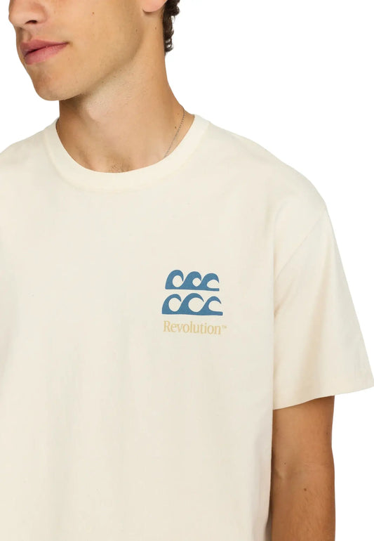 Revolution Printed T-Shirt Offwhite