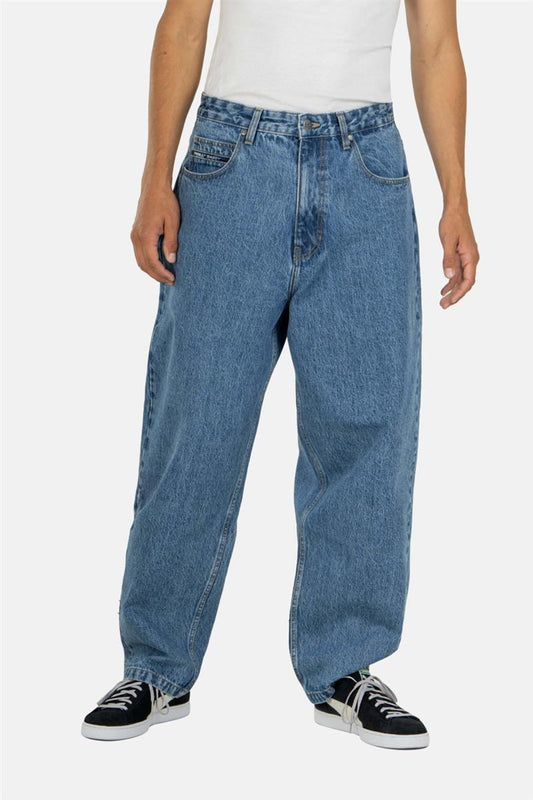 Reell Organic Baggy Vintage Smoke Blue Jeans