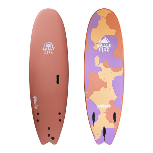 Prancha de espuma Softech Sally Fitz 6'6 Ginger Biscuit