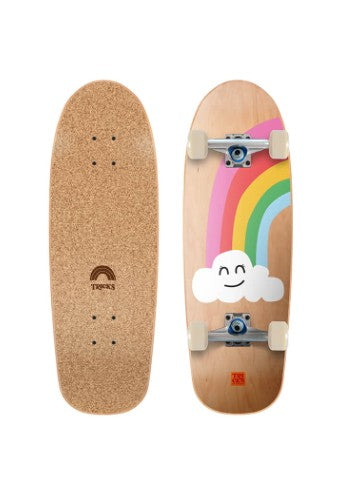 Tricks Rainbow 8.25" x 25.79" Complete Skateboard Kids