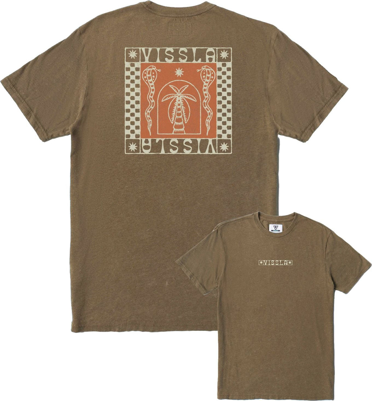 Vissla Serpents Cosmic Wash SS Tee Chocolate