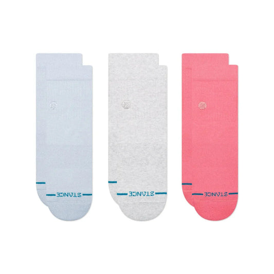 Stance Womens Icon Quarter Socks 3 Pack