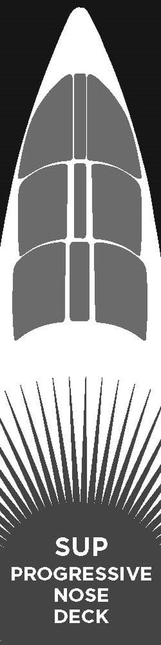 Kit de tapete de cera SurfCo Hawaii - Deck de nariz SUP (3 pés)