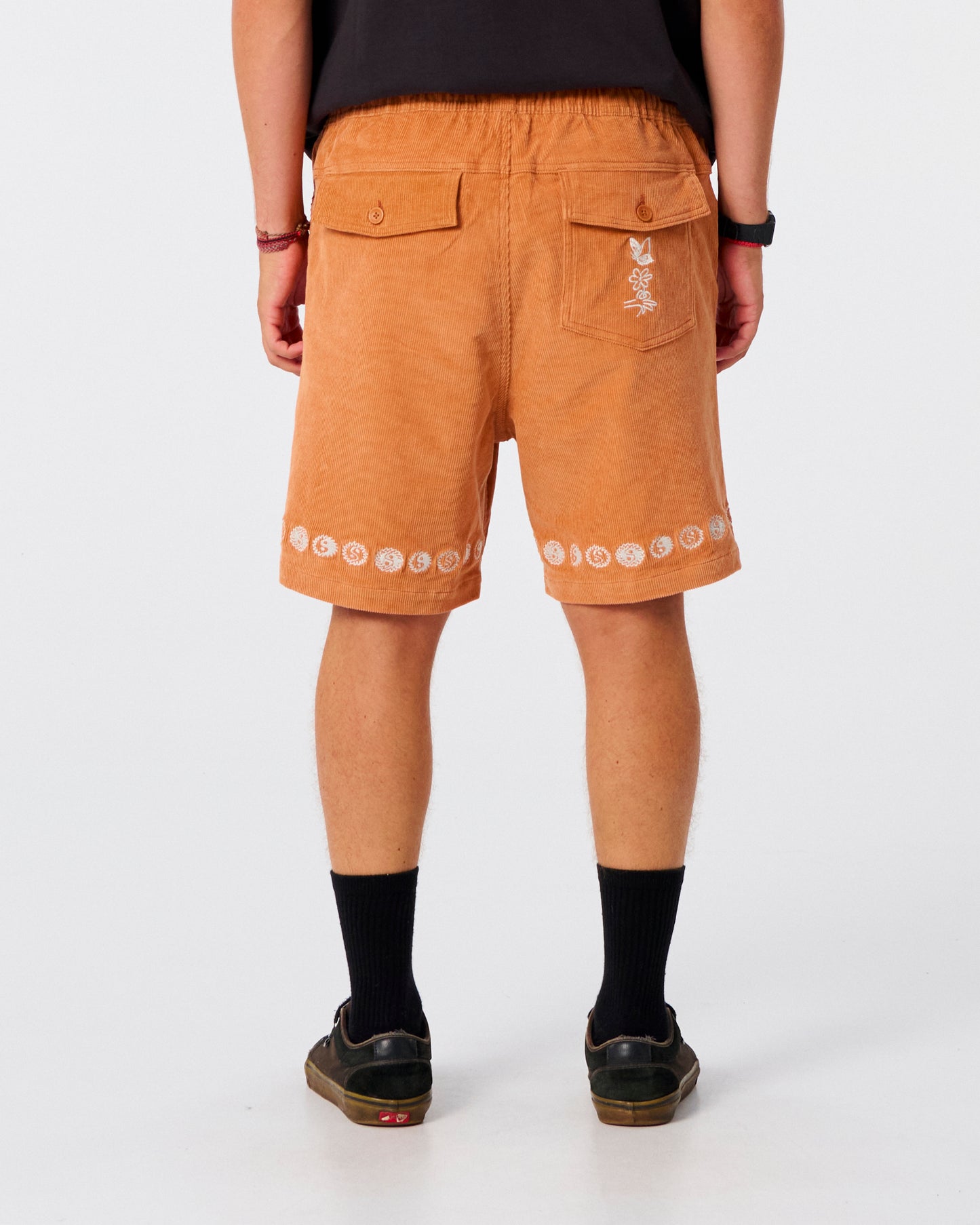 TCSS Yin Yang Cord Walkshort Terracotta