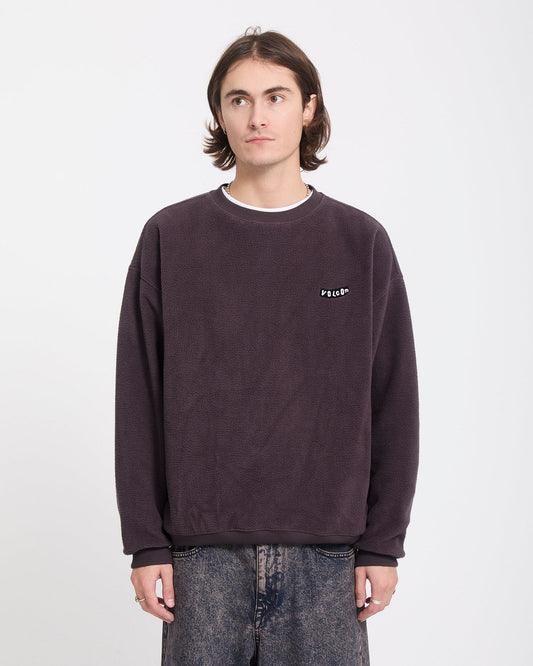 Volcom Too Kool Sweatshirt Raisin