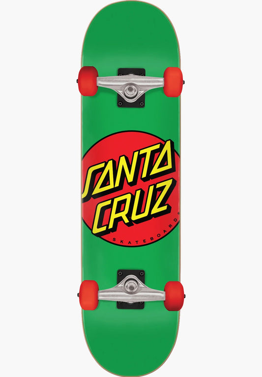 Santa Cruz Classic Dot Mid Complete Green / Multi 7.8