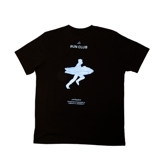 SantoLoco Run Club Tee Black