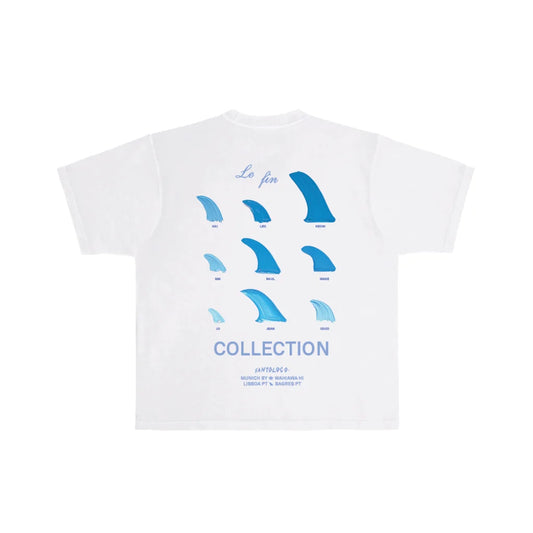 SantoLoco Fins Tee White