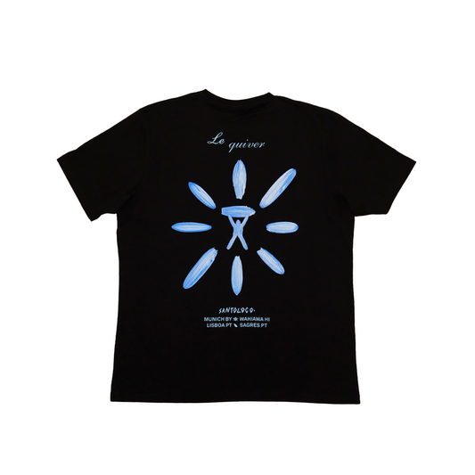 SantoLoco Quiver T-Shirt Schwarz