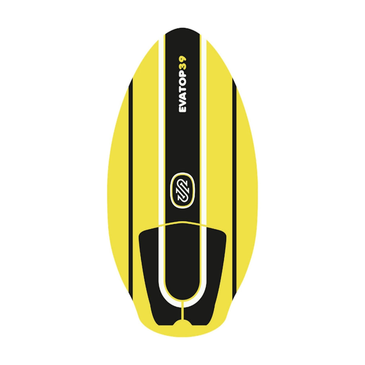 Skimboard SkimOne Soft EVA Traction 99 x 51 Gelb