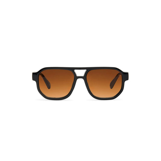 Brto Recycled Sunglass Black Darkbrown