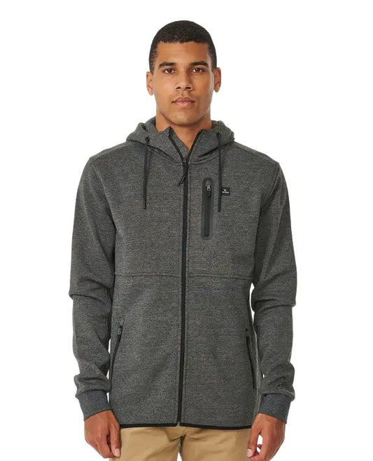 Rip Curl Anti Series Departed Zip Jacke Grau