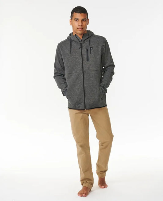 Rip Curl Anti Series Departed Zip Jacke Grau