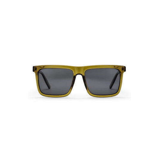 CHPO Bruce Sunglasses Shiny Black Black / Moss green