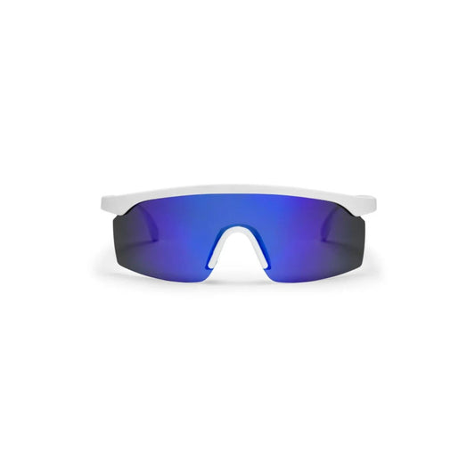 CHPO Lelle Sunglasses White White / Blue Mirror
