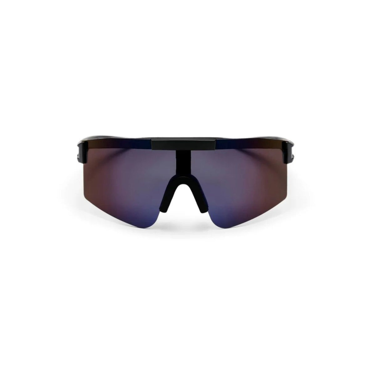 CHPO Luca Sunglasses Matte Black Matte Black / Dark Purple Mirror