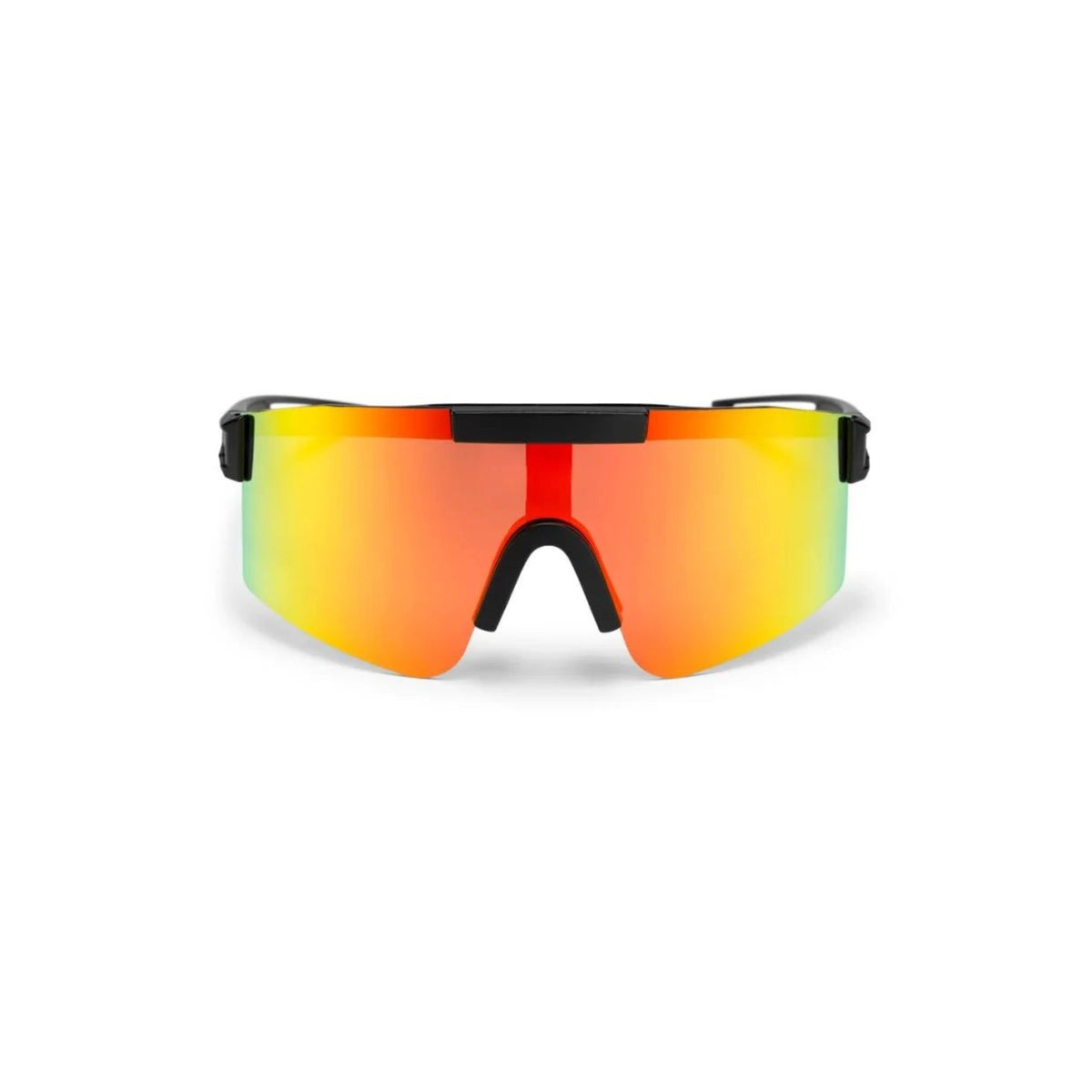 CHPO Luca Sonnenbrille Schwarz/Rot verspiegelt Schwarz/Rot verspiegelt