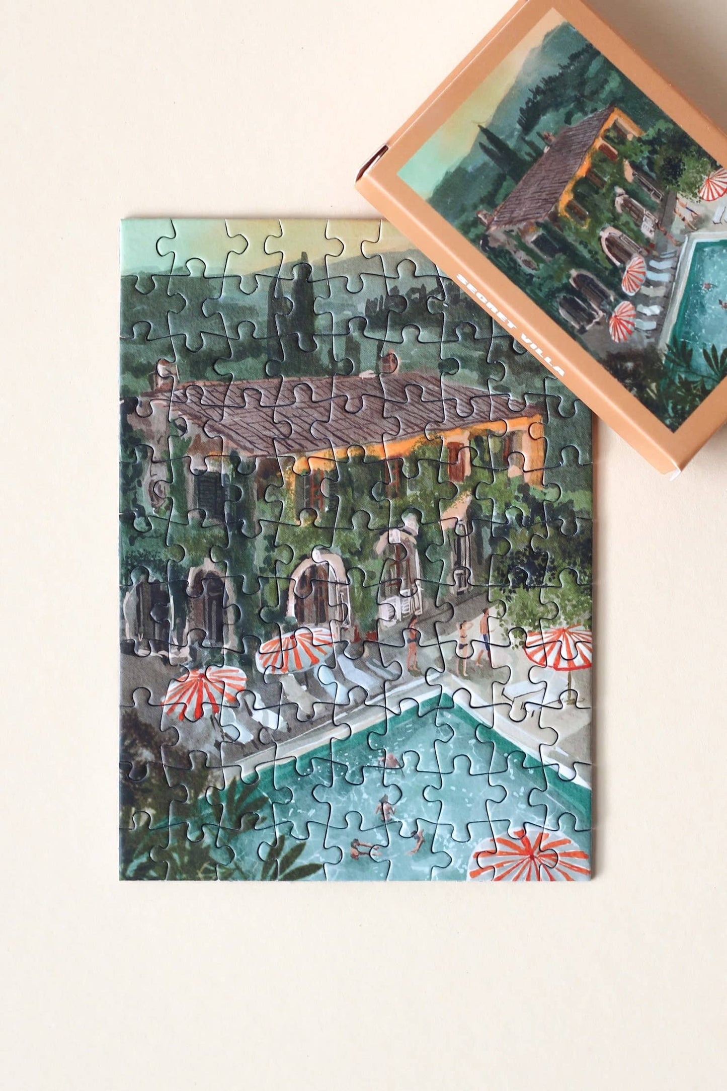 Mini-Puzzle Secret Villa, 99 pieces
