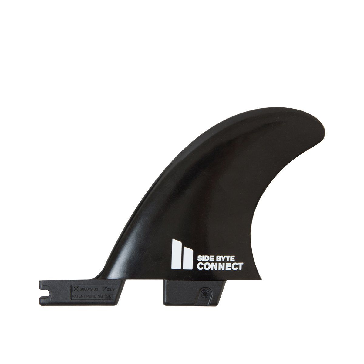 FCS II Connect Black Small Side Byte Retail Fins Preto