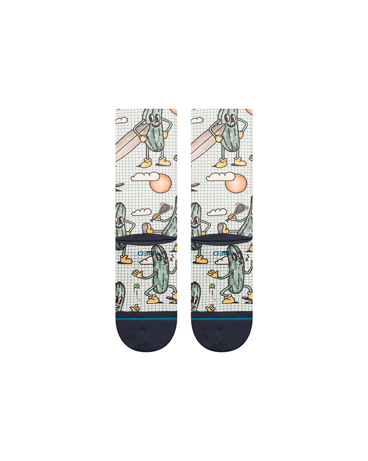Stance Feeling Pickled Crew Socks Cream