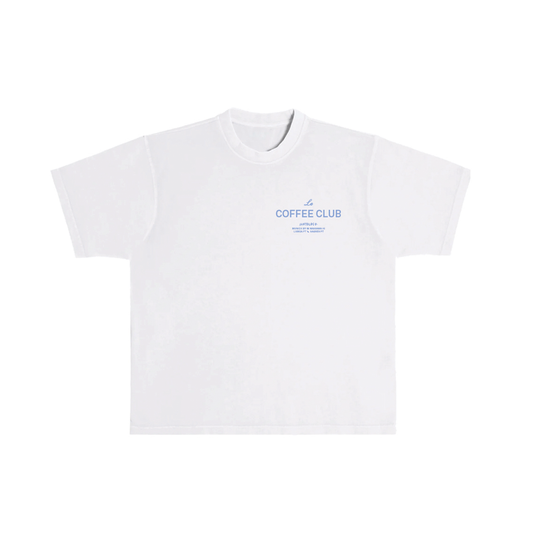 SantoLoco Coffee Club Tee White