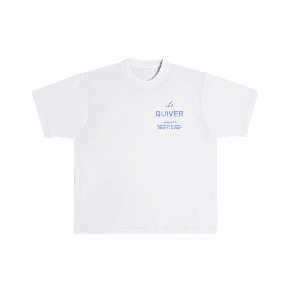 T-Shirt SantoLoco Quiver Branca