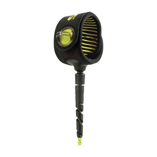 FCS 6’ Freedom Helix Comp Leash Cyber Lime