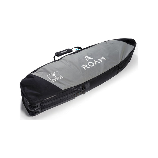 ROAM Boardbag Surfboard Coffin Wheelie Grey