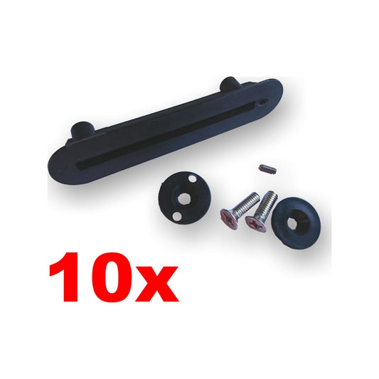 FUTURES Finbox für Softboards Schwarz