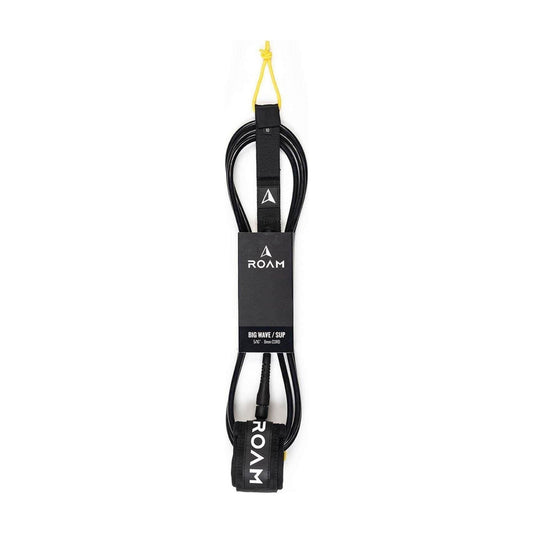 ROAM Surfboard Leash Big Wave Black
