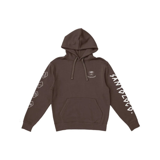 SantoLoco Emiliano Hoodie Coffee Brown