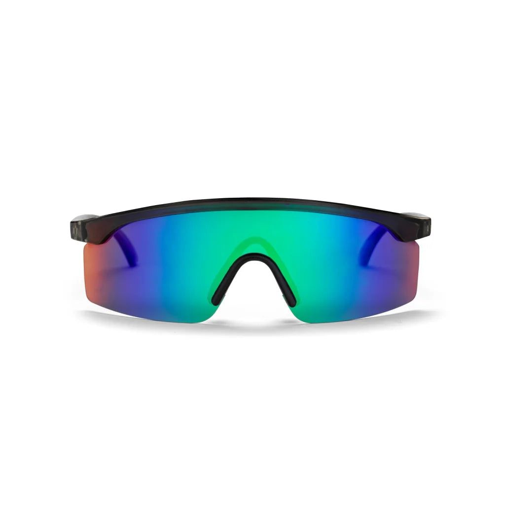 CHPO Lelle Sunglasses Black/Rainbow Mirror