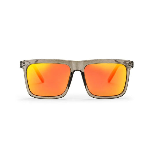 CHPO Bruce Sunglasses Grey Red Mirror Grey