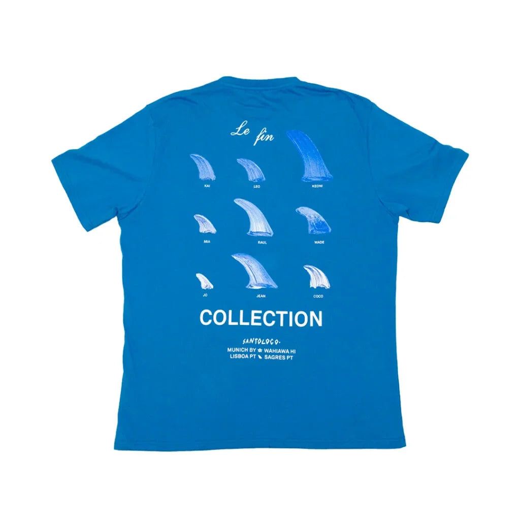 SantoLoco Fins Tee Blue
