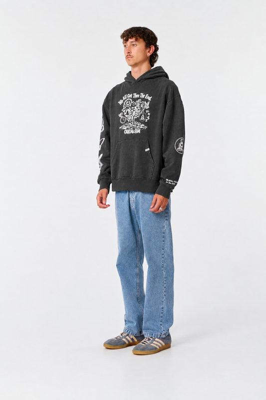 TCSS Planet Hood Phantom dunkelgrau, schräge Vorderansicht