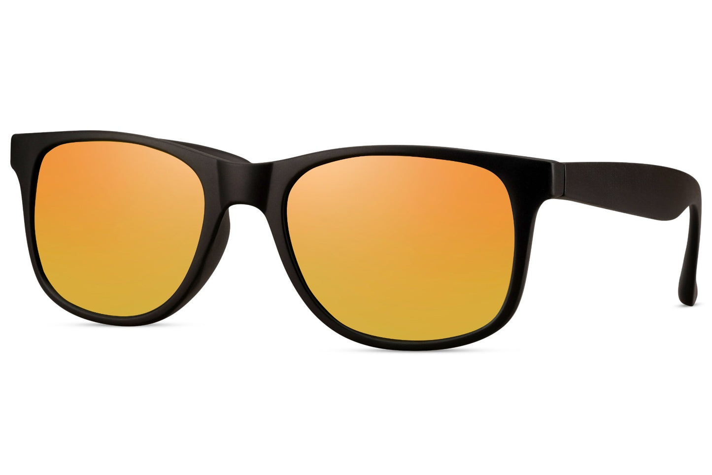 Brto Recycled Sunglass Kids Black Orange