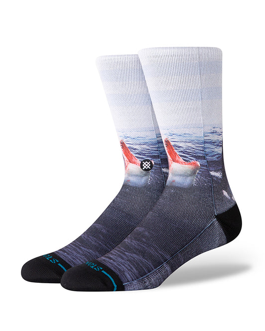 Stance Landlord Crew Socken Blau