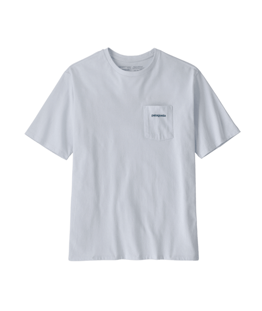 Patagonia M's Boardshort Logo Pocket Responsibili-Tee White
