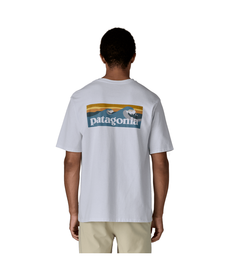 Patagonia M's Boardshort Logo Pocket Responsibili-Tee White