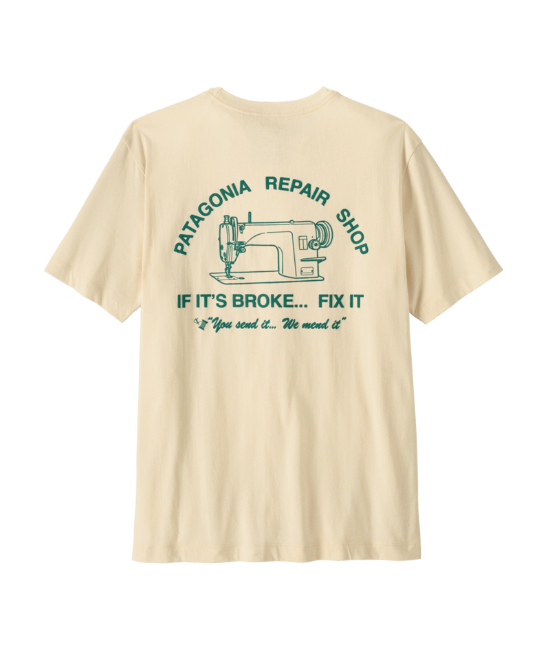 Patagonia M's Repair Shop T-Shirt Undyed Natural