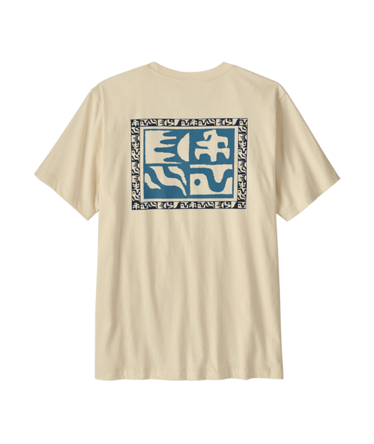 Patagonia M's Mother Rays T-Shirt Undyed Natural