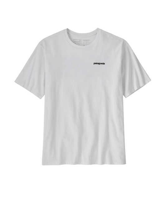 Patagonia M's P-6 Logo Responsibili-Tee White