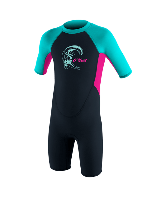 O'neill Toddler Reactor-2 2mm Back Zip S/S Spring Girls